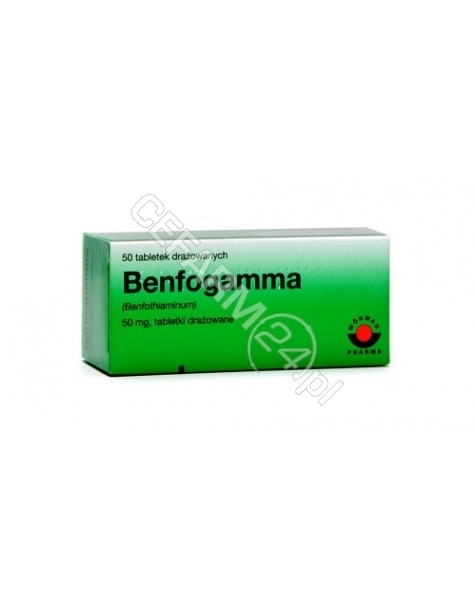 WORWAG PHARMA Benfogamma 50 mg x 100 tabl drażowanych