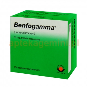 WORWAG PHARMA Benfogamma 50mg, 100 tabletek