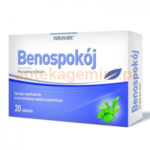 Walmark Benospokój, 20 tabletek OKAZJA