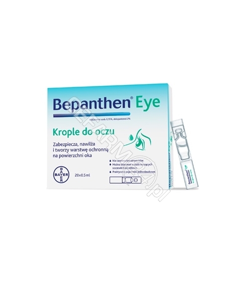 BAYER Bepanthen eye krople do oczu 0,5 ml x 10 szt