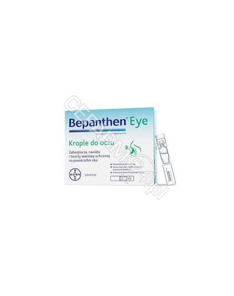 BAYER Bepanthen eye krople do oczu 0,5 ml x 20 szt