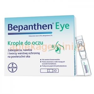 BAYER Bepanthen eye, krople do oczu, 10 sztuk po 0,5ml