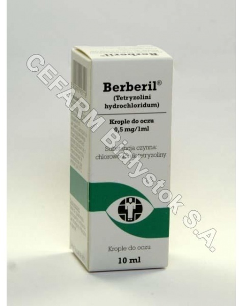 MANN Berberil 0,5 mg/1 ml krople oczne 10 ml