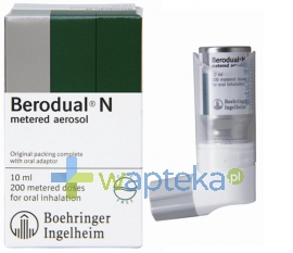 BOEHRINGEN INGELHEIM MARKETING SP. Z O.O. Berodual N aerozol 200 dawek 10 ml