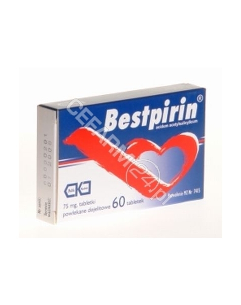 TEVA KUTNO Bestpirin 75 mg x 60 tabl
