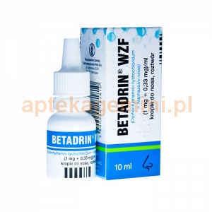 POLFA WARSZAWA Betadrin, krople do nosa, 10ml