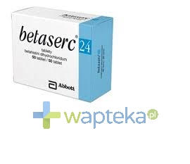 ABBOTT LABORATORIES POLAND SP.Z O.O. Betaserc 24 mg tabletki 20 sztuk