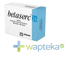 ABBOTT LABORATORIES POLAND SP.Z O.O. Betaserc tabletki 24 mg 50 sztuk