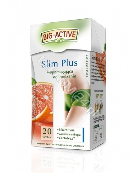 BIO-ACTIVE Big-active slim plus herbata wspomagająca odchudzanie x 20 sasz