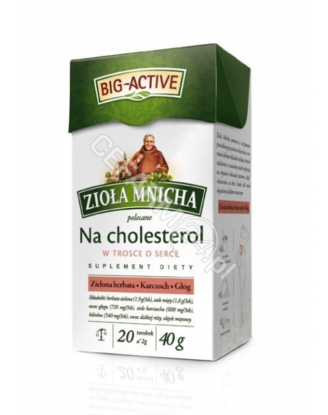 BIO-ACTIVE Big-active zioła mnicha na cholesterol x 20 sasz