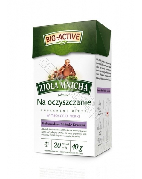 BIO-ACTIVE Big-active zioła mnicha na oczyszczanie x 20 sasz