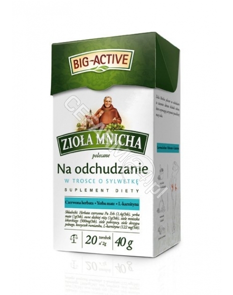 BIO-ACTIVE Big-active zioła mnicha na odchudzanie x 20 sasz