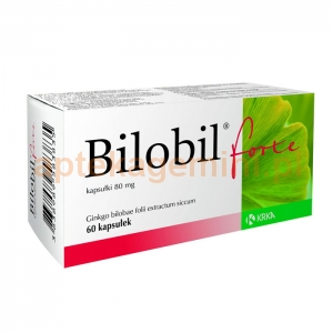 KRKA POLSKA SP. Z O.O. Bilobil Forte 80mg 60 kapsułek