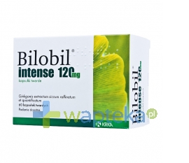 KRKA POLSKA SP. Z O.O. Bilobil Intense 0,12g 60 kapsułek