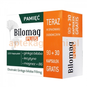 NATUR PRODUKT Bilomag Plus, 90+30 kapsułek