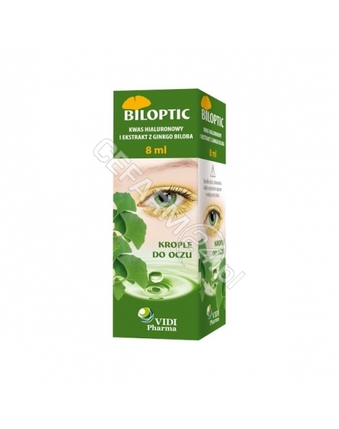 VIDI PHARMA Biloptic krople do oczu 8 ml