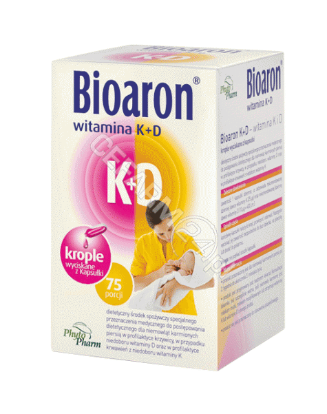 PHYTOPHARM K Bioaron witamina K + D x 75 kaps twist-off