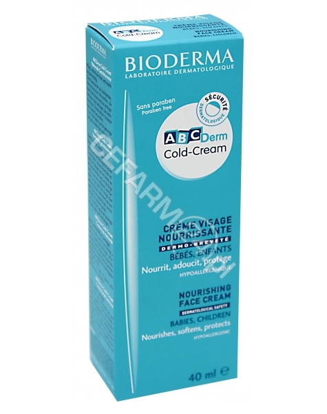 BIODERMA Bioderma abcderm cold-cream - ochronny krem natłuszczający 40 ml