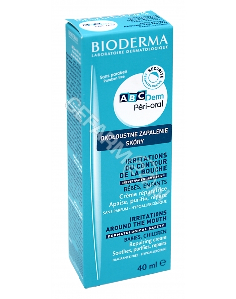 BIODERMA Bioderma abcderm peri-oral - krem ochronno-łagodzący do skóry wokół ust dla dzieci 40 ml