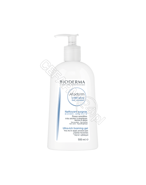 BIODERMA Bioderma atoderm intensive gel moussant - żel oczyszczający i natłuszczający 500 ml