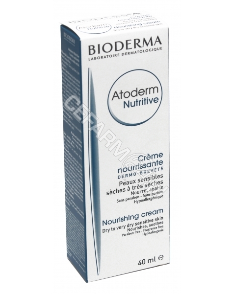 BIODERMA Bioderma atoderm nutritive - odżywczy krem do skóry suchej i osłabionej 40 ml