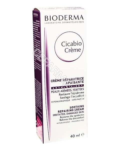 BIODERMA Bioderma cicabio creme - krem łagodząco-odbudowujący 40 ml