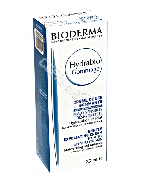 BIODERMA Bioderma hydrabio creme gommante - krem złuszczający do skóry suchej i odwodnionej 75 ml