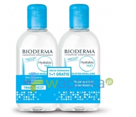 LAB.BIODERMA BIODERMA HYDRABIO H20 Płyn micelarny 250ml + 250ml GRATIS