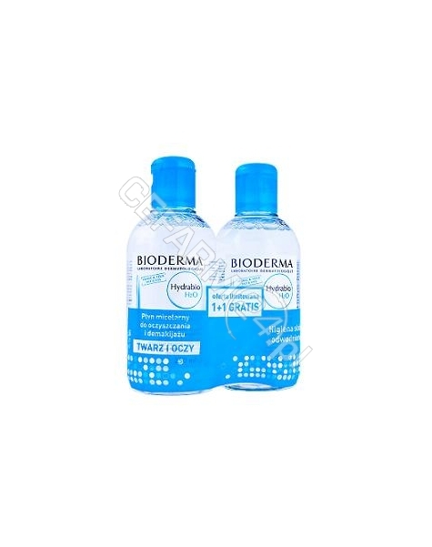 BIODERMA Bioderma hydrabio h2o - płyn micelarny do demakijażu 250 ml + 250 ml (duopack)
