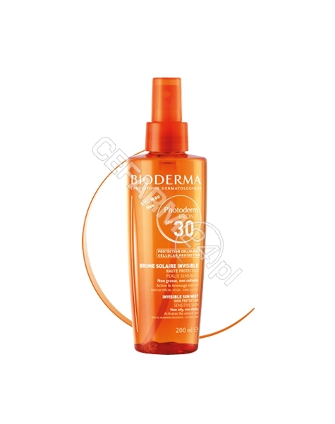 BIODERMA Bioderma photoderm bronz spf 30 ochronny olejek przyspieszający opalanie 200 ml