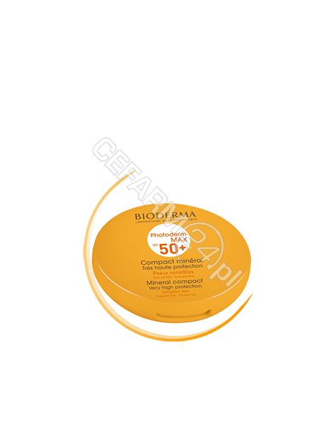 BIODERMA Bioderma photoderm max compact - ochronny podkład mineralny w kompakcie spf 50+ (odcień jasny) 10 g