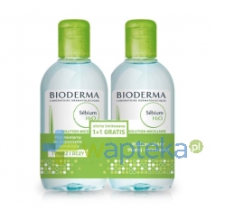 LAB.BIODERMA BIODERMA SEBIUM H2O antybakteryjny płyn micelarny 2x500ml