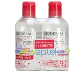 LAB.BIODERMA BIODERMA SENSIBIO H2O AR Płyn micelarny 2x250ml