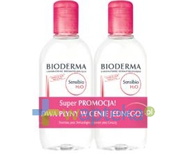 LAB.BIODERMA BIODERMA SENSIBIO H2O Płyn micelarny 2x250ml