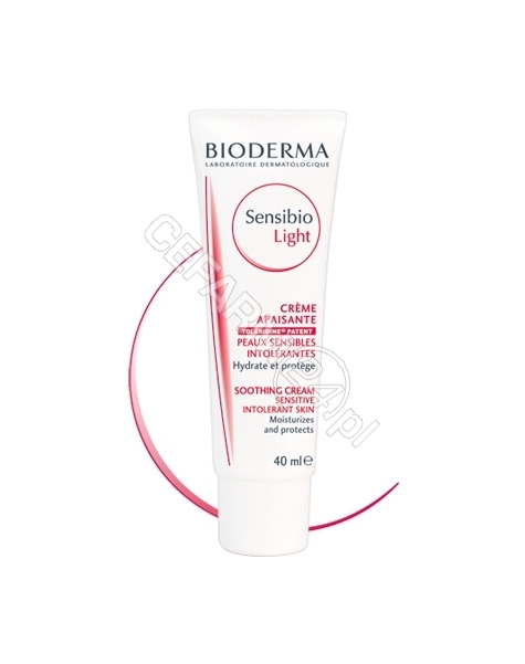 BIODERMA Bioderma sensibio light - krem łagodzący o lekkiej konsystencji do skóry wrażliwej 40 ml
