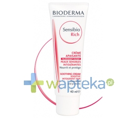 LAB.BIODERMA BIODERMA SENSIBIO RICH Krem łagodząco-odżywczy o bogatej konsystencji 40ml