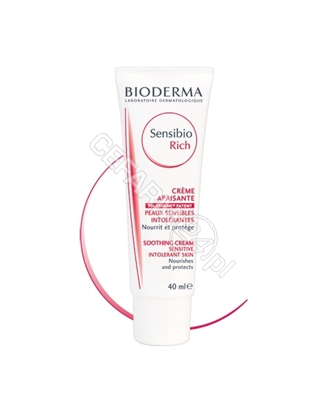 BIODERMA Bioderma sensibio rich - krem łagodzący o bogatej konsystencji do skóry wrażliwej 40 ml