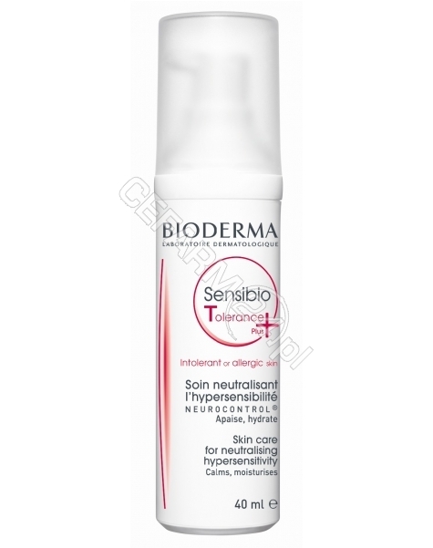 BIODERMA Bioderma sensibio tolerance+ krem łagodząco - kojący do skóry nadwrażliwej i alergicznej 40 ml