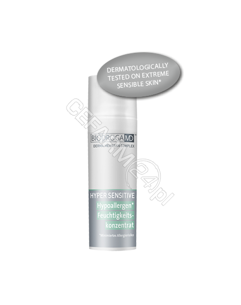 BIODROGA Biodroga Hyper-Sensitive hypoallergen moisture nawilżający koncentrat hipoalergiczny 30 ml