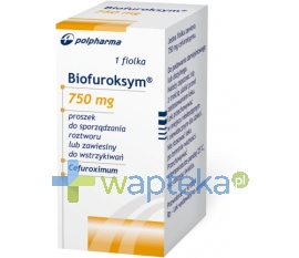 BIOTON S.A. Biofuroksym iniekcje roztwór 750 mg 1 fiolka