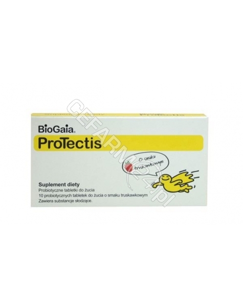 BIOGAIA Biogaia x 10 probiotycznych tabletek do żucia o smaku truskawkowym