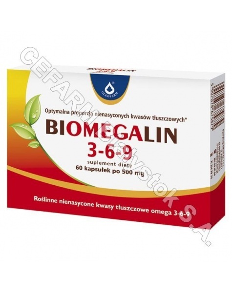 OLEOFARM Biomegalin 3-6-9 500 mg x 60 kaps