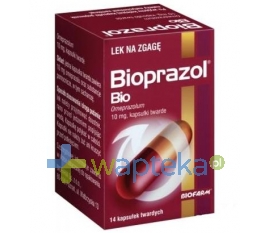 BIOFARM SP.Z O.O. Bioprazol Bio 10 mg x 14 kapsułek