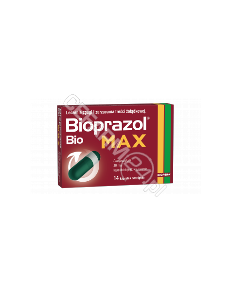 BIOFARM Bioprazol Bio Max 20 mg x 14 kaps dojelitowych