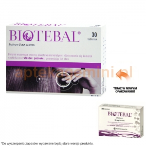 POLFA WARSZAWA Biotebal 5mg, 30 tabletek