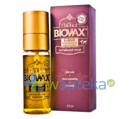 LBIOTICA BIOVAX Eliksir Argan Makadamia Kokos 50 ml