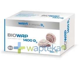 LEK-AM SP. Z O.O. P.F. Biowap 1400 D3 60 tabletek