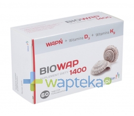 LEK-AM SP. Z O.O. P.F. Biowap 1400 tabletki 60 sztuk