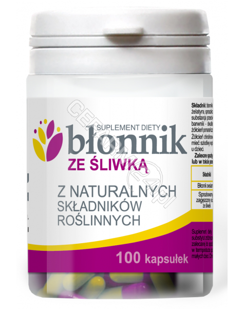 BIOGENED Błonnik ze śliwką x 100 kaps