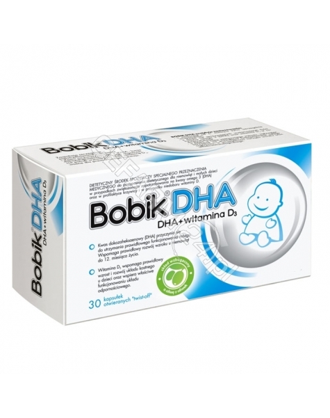 A&D PHARMA Bobik dha + witamina d3 x 30 kaps twist off